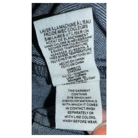 Free People - High Waist Flare Jeans - Retro Dark Wash Denim - Waist 34” - Picture 6 of 7